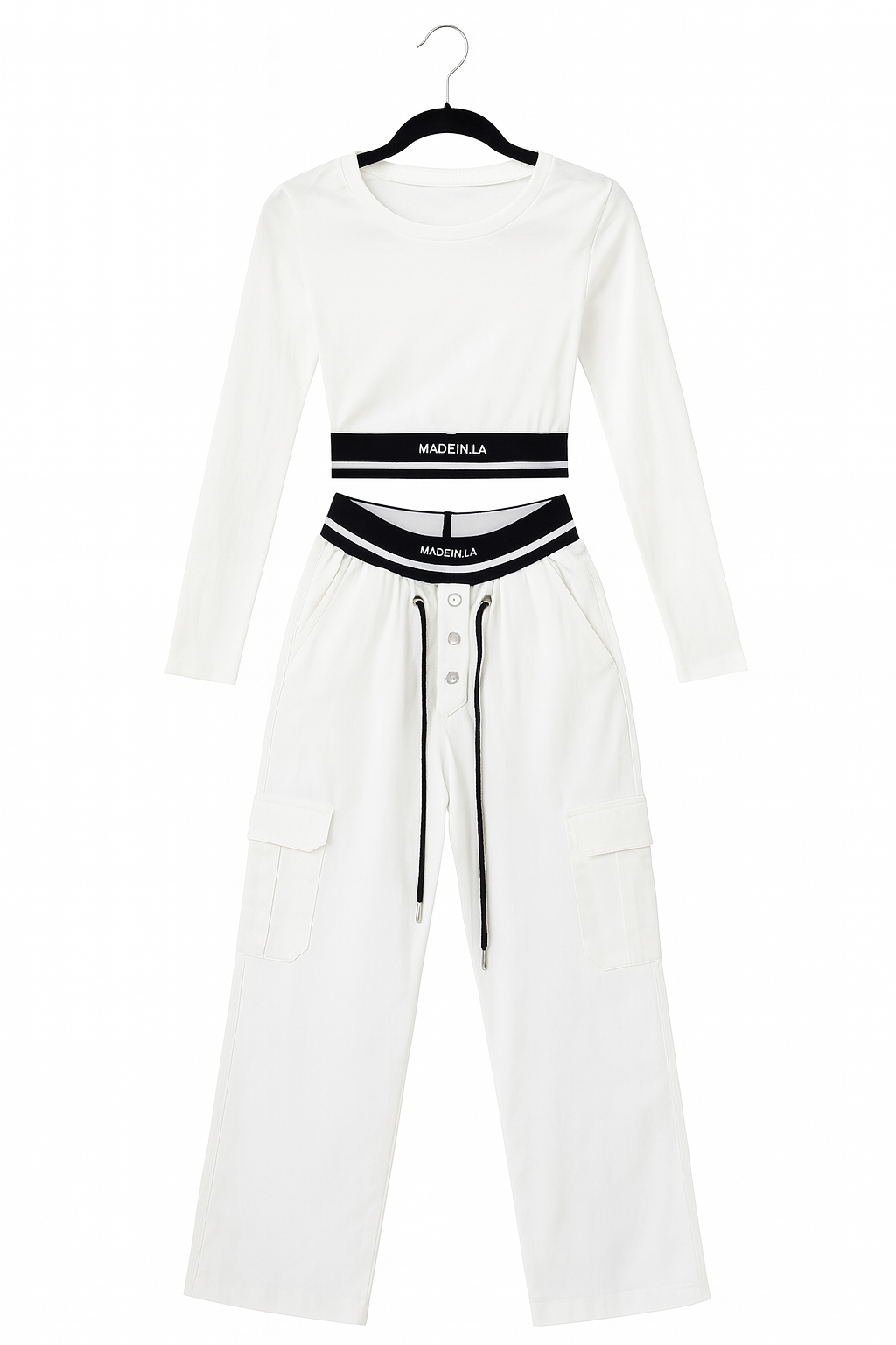 Set White Sporty Chic Made in LA