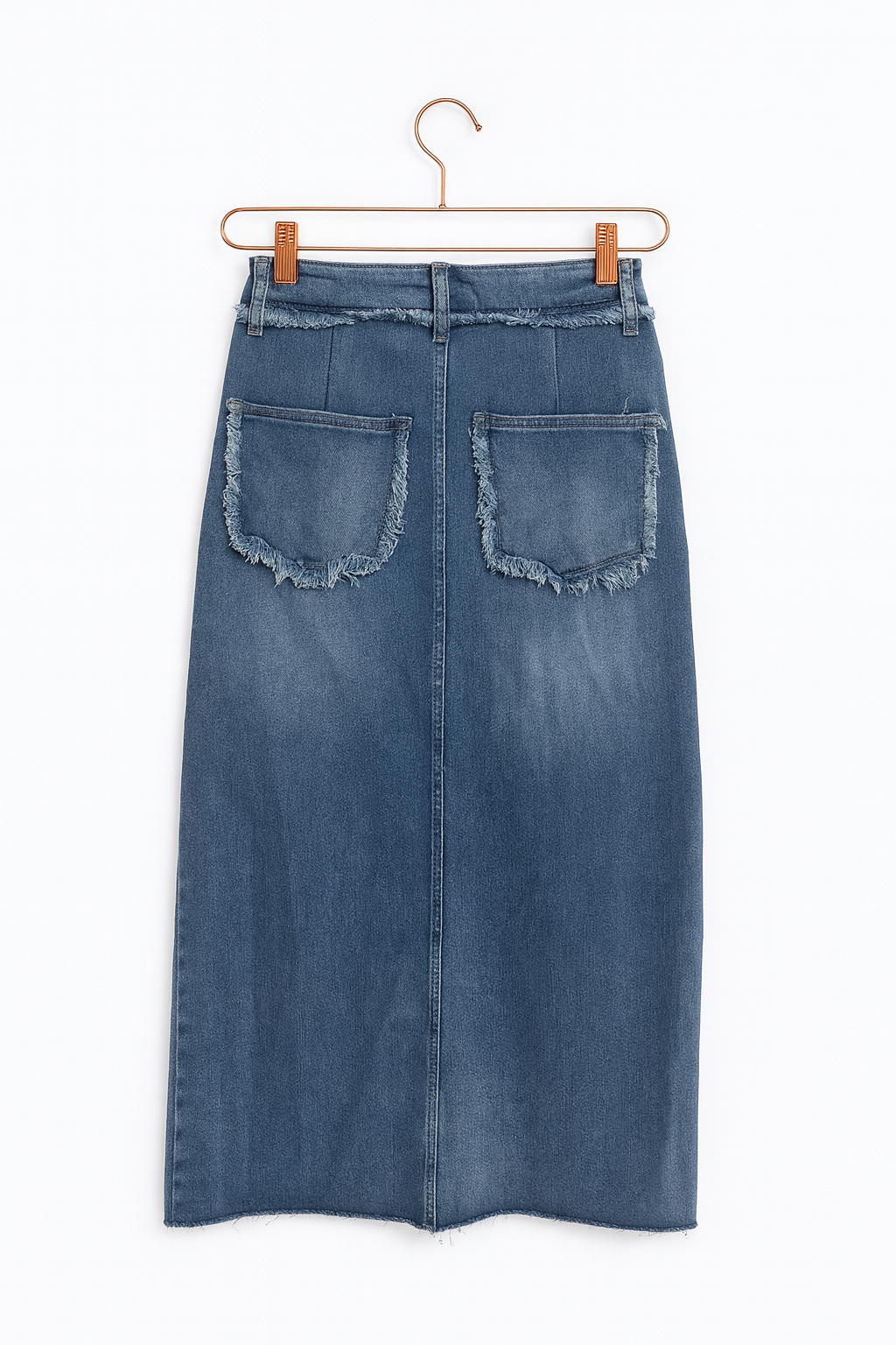 Long jeans skirt