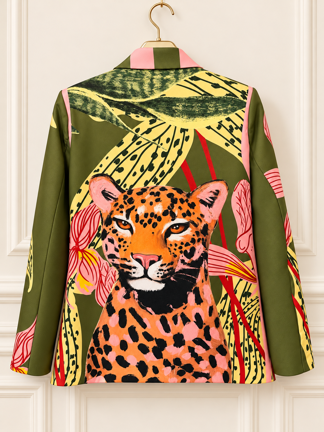 Blazer Leopard Floral