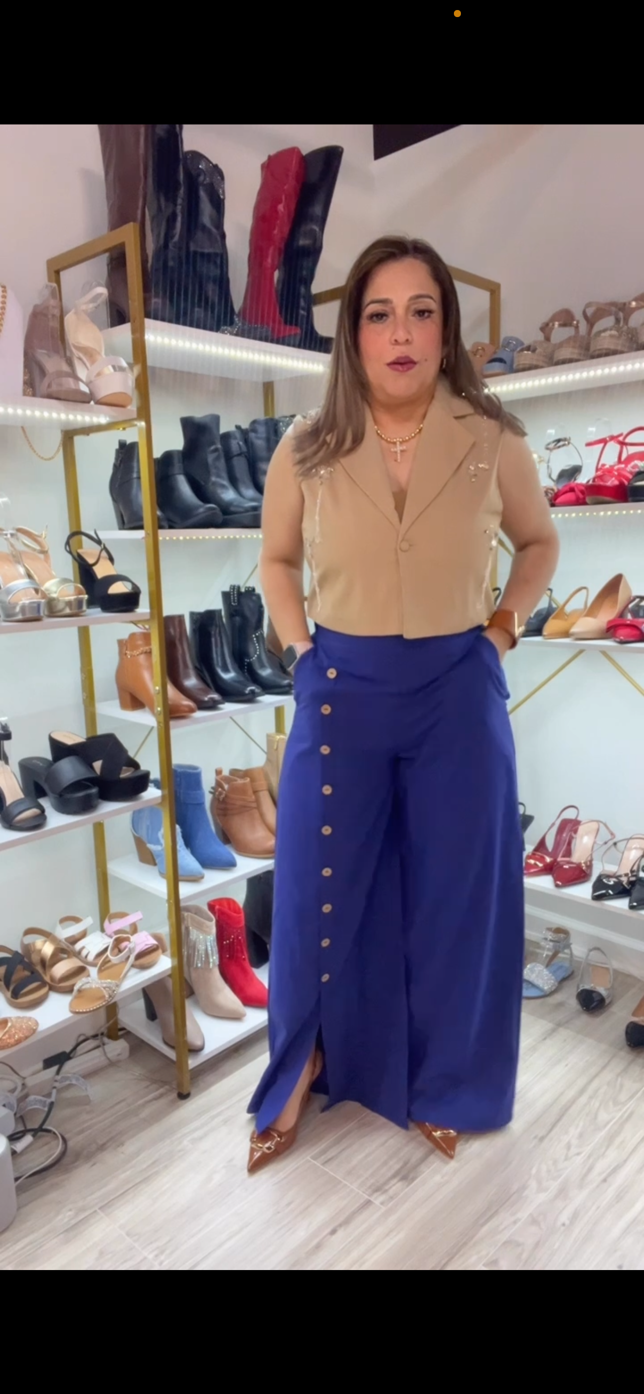 Navy blue pants