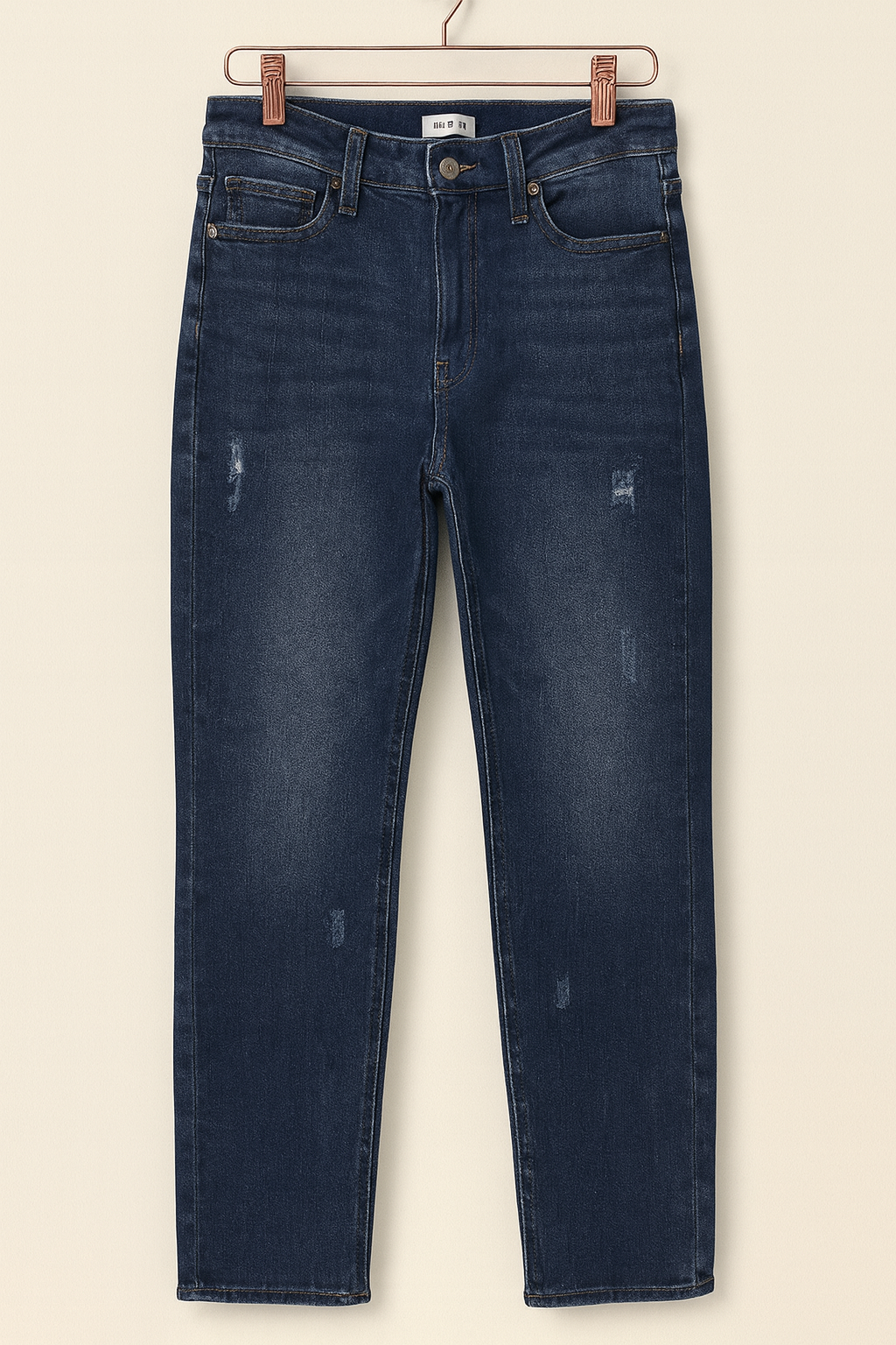 Straight leg jeans
