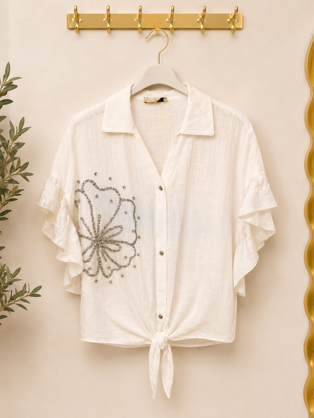 Blusa Flor Cristal