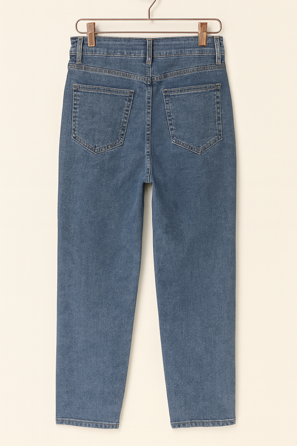 Jeans with gray