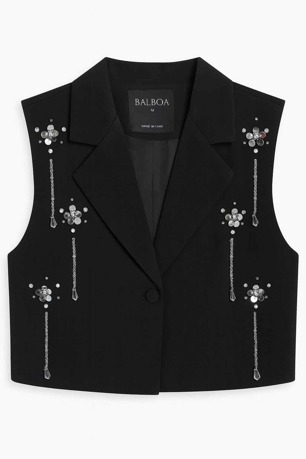 Vest with silver details