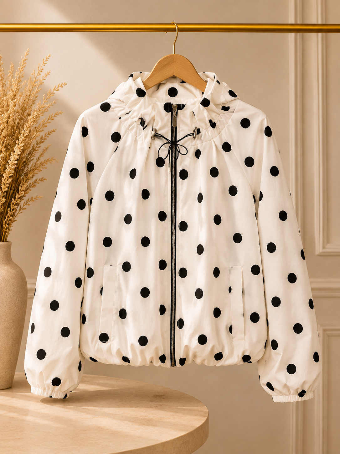 Chaqueta Polka Dots capucha