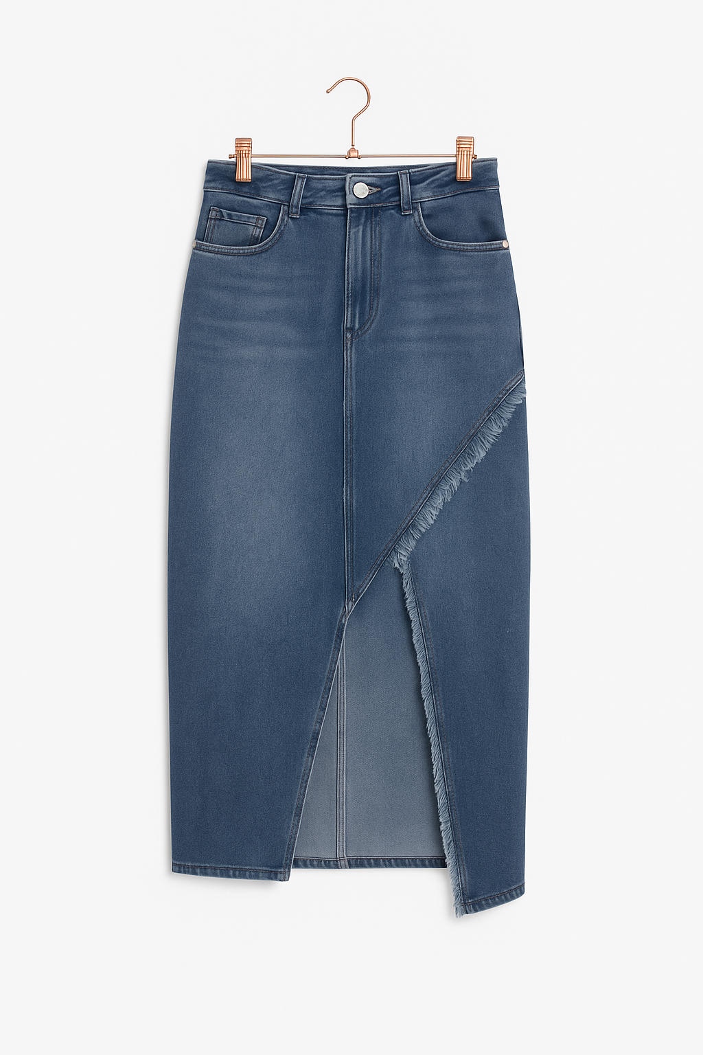 Long jeans skirt