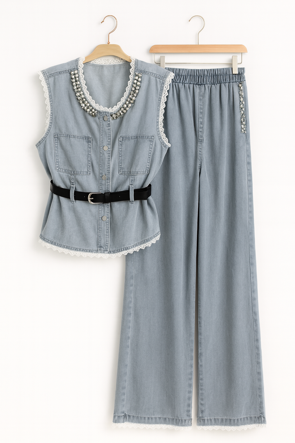 Light jeans set