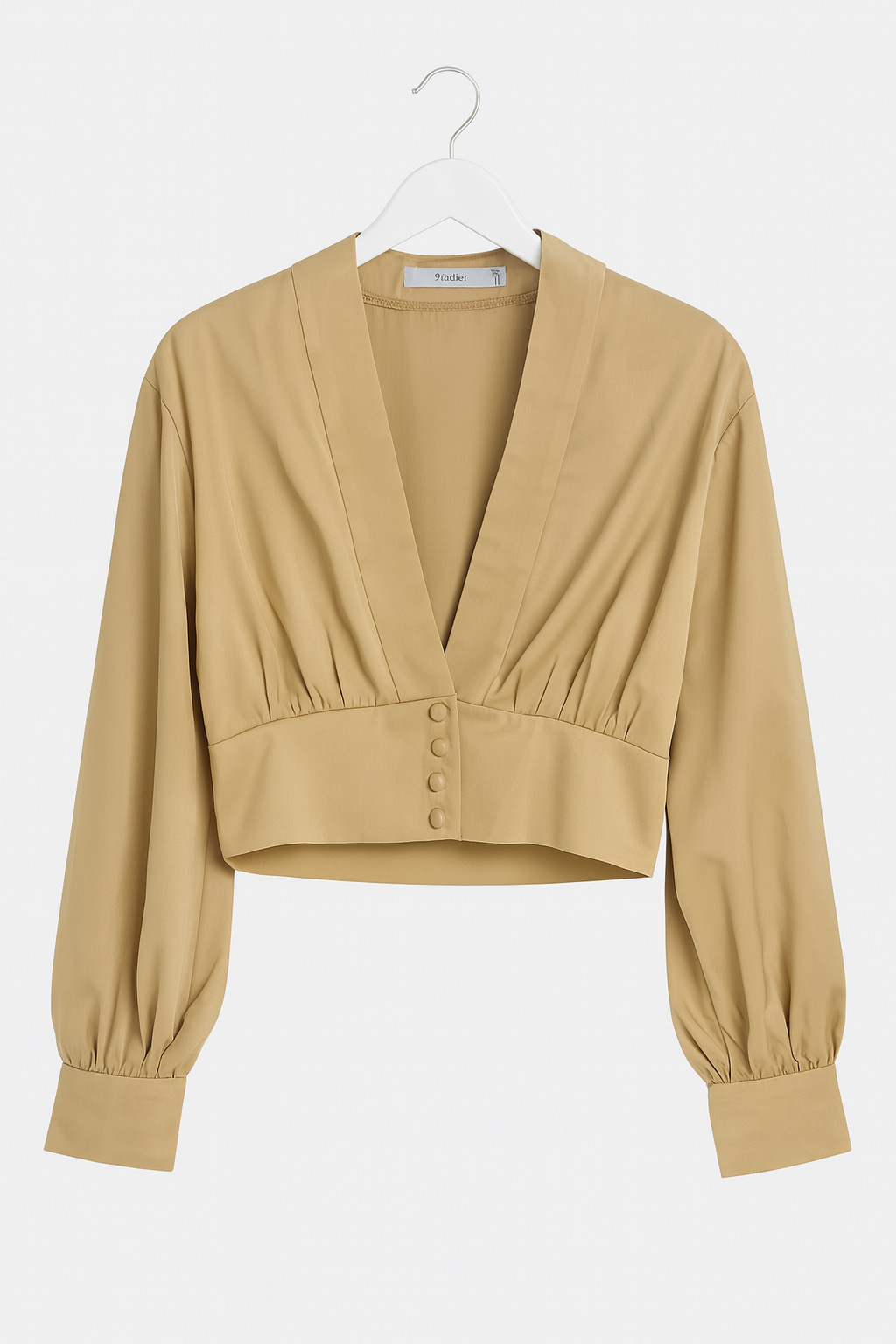 Gold silk blouse