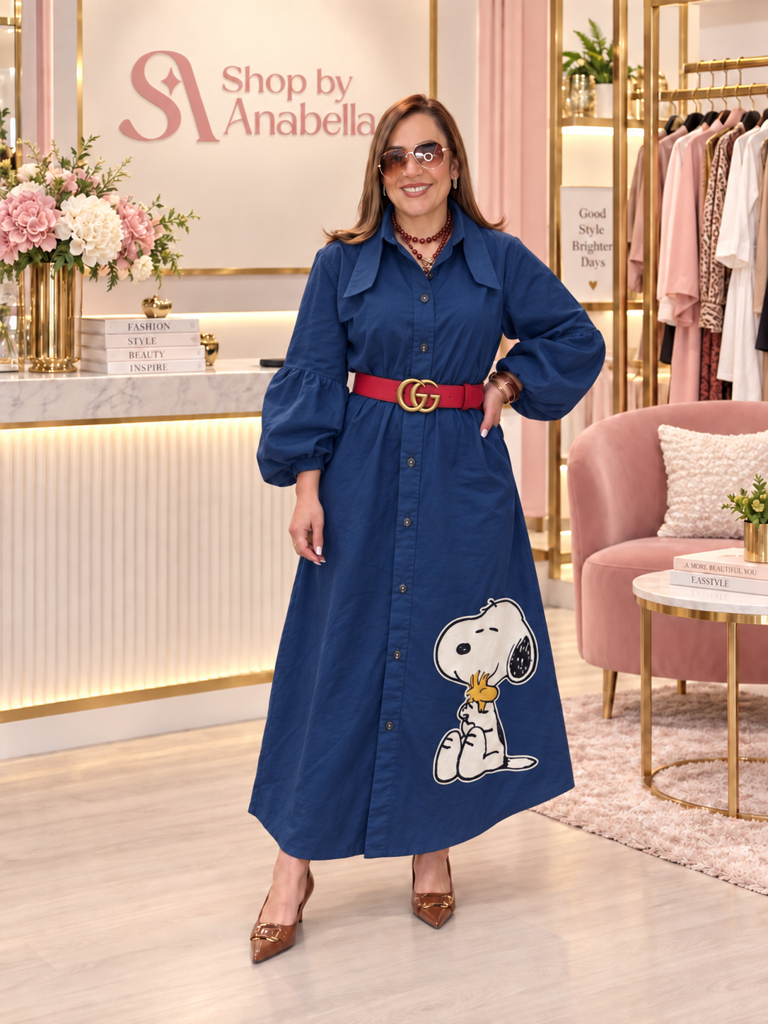 Vestido Camisero Snoopy