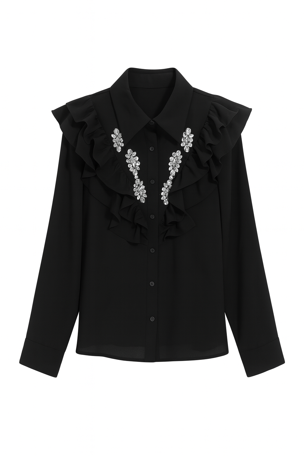 Blouse with stones