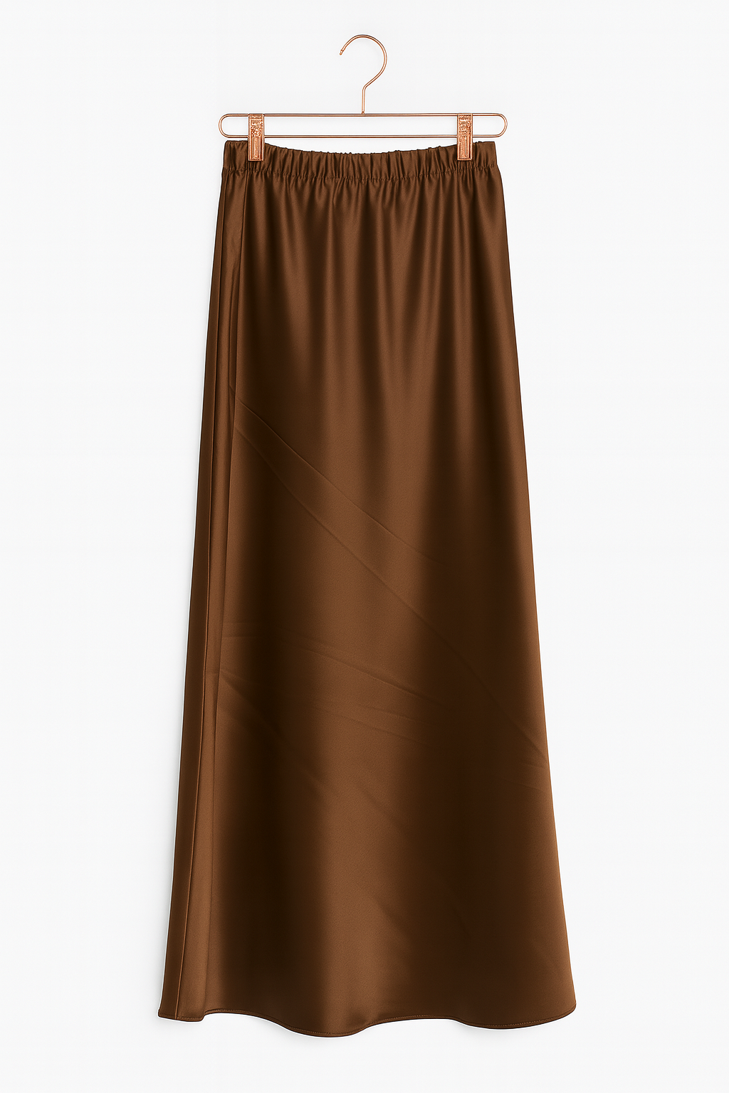 long silk skirt