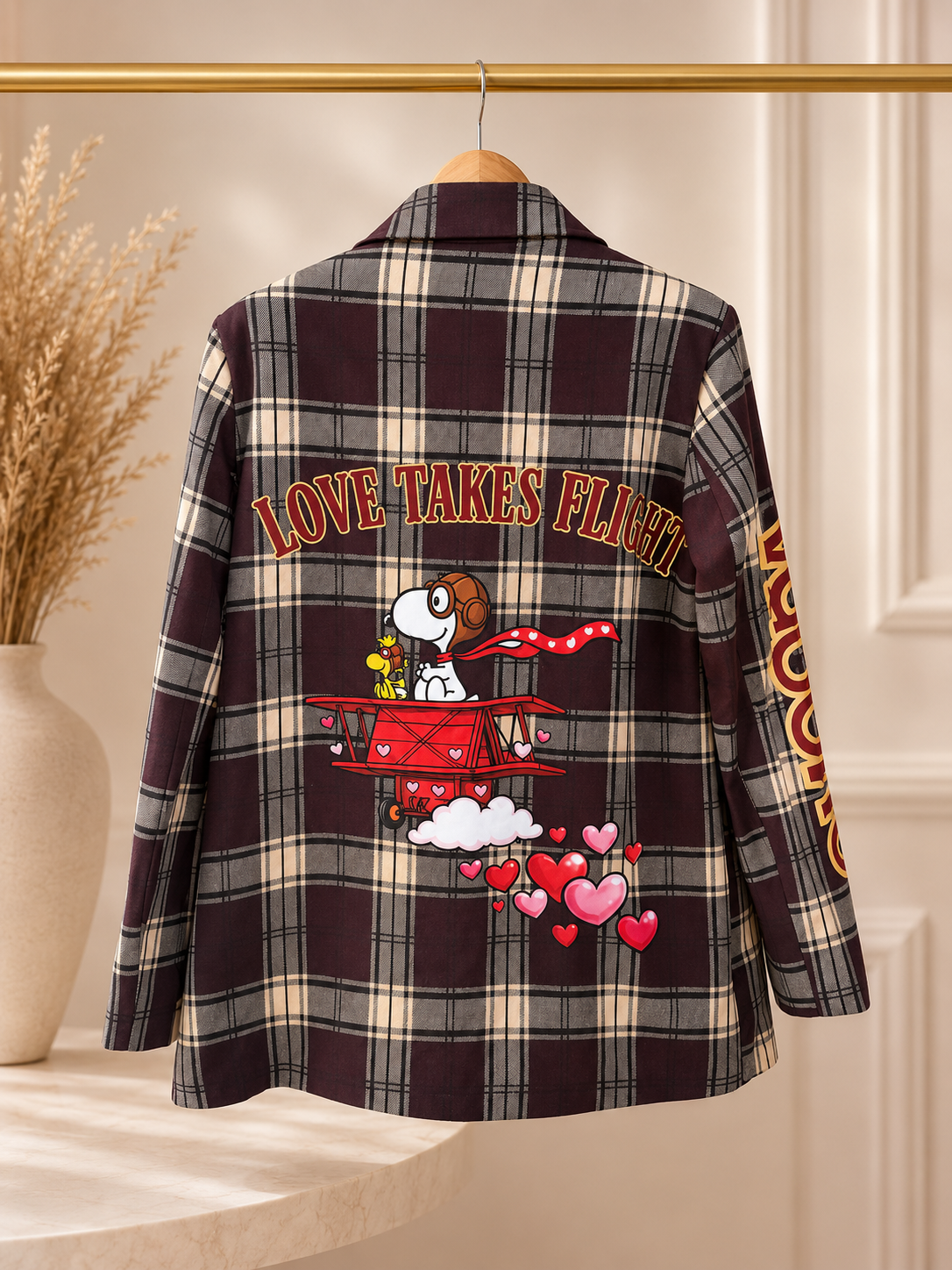 Blazer Snoopy Burgundy