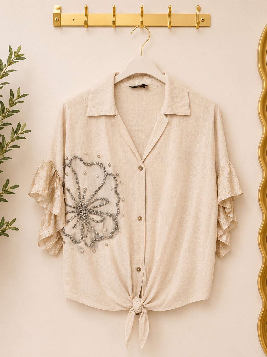 Blusa Flor Cristal