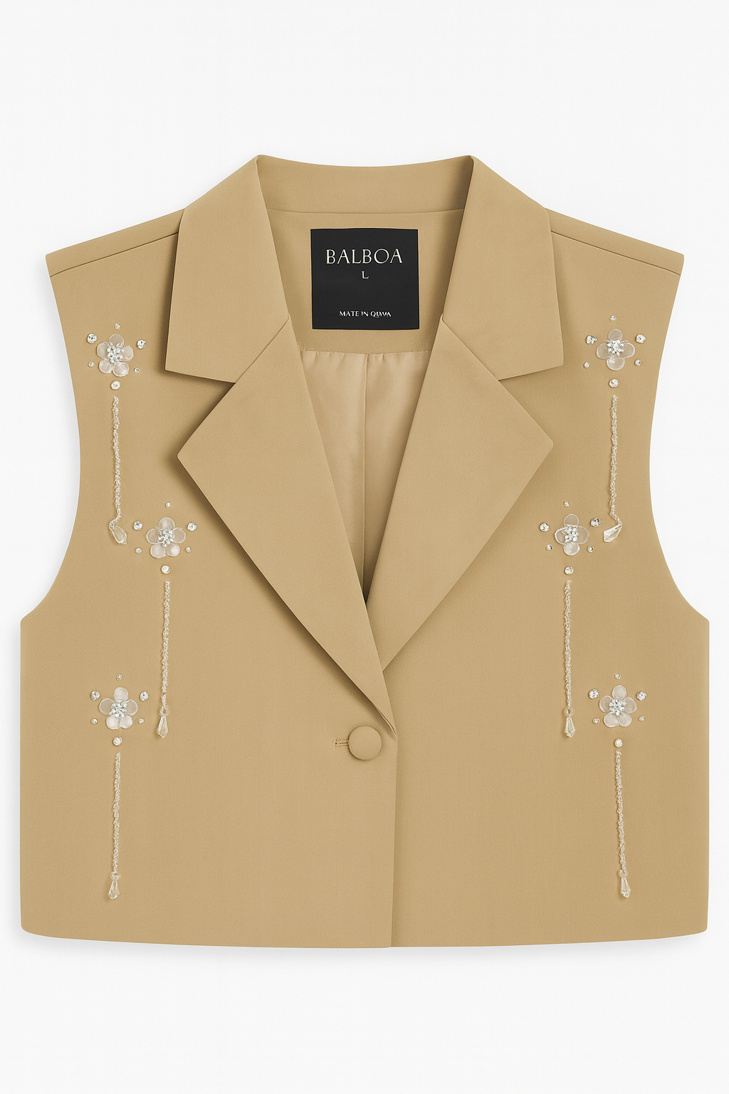 Vest with silver details
