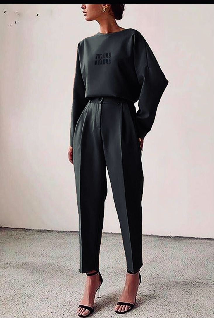 Miu M black set