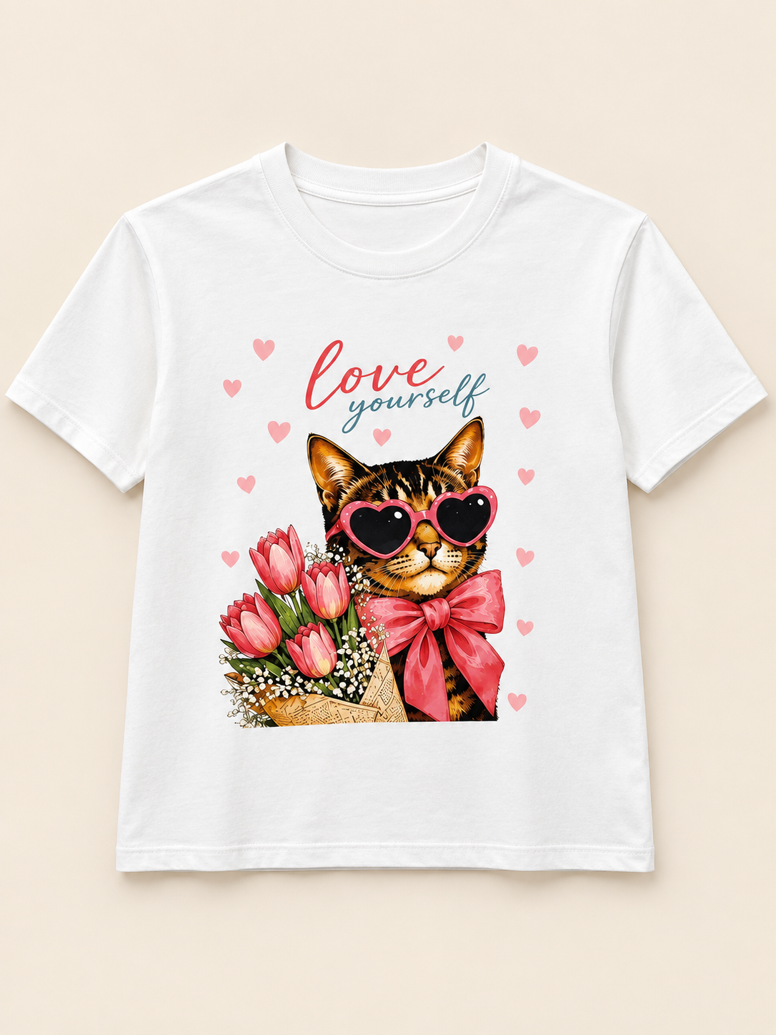 Camiseta Love Yourself Cat