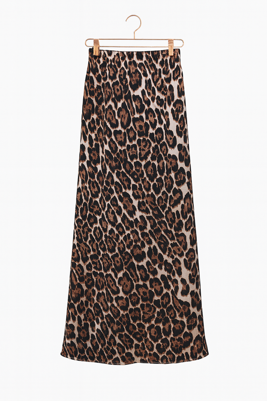 long silk skirt