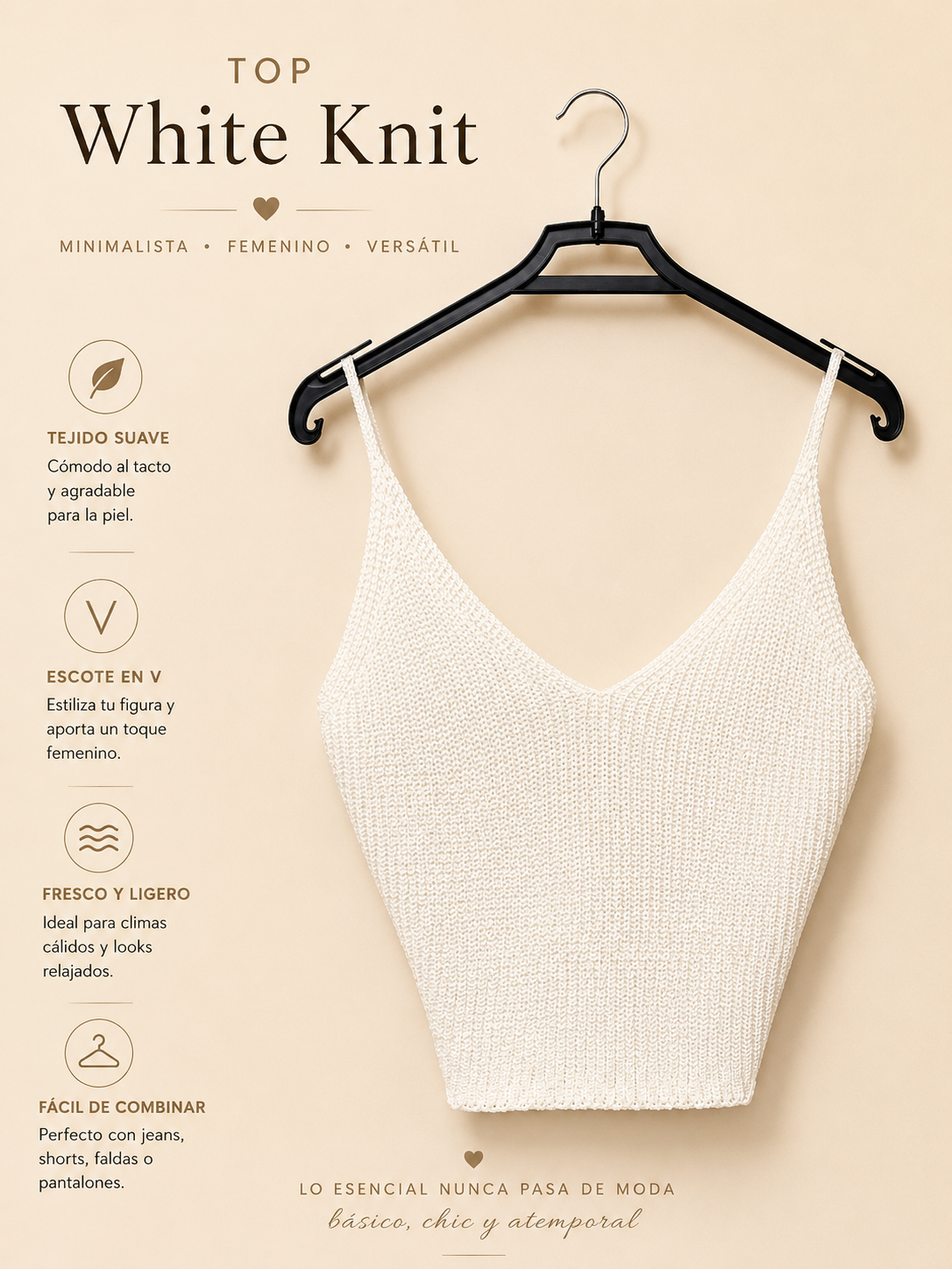 Knit chic top