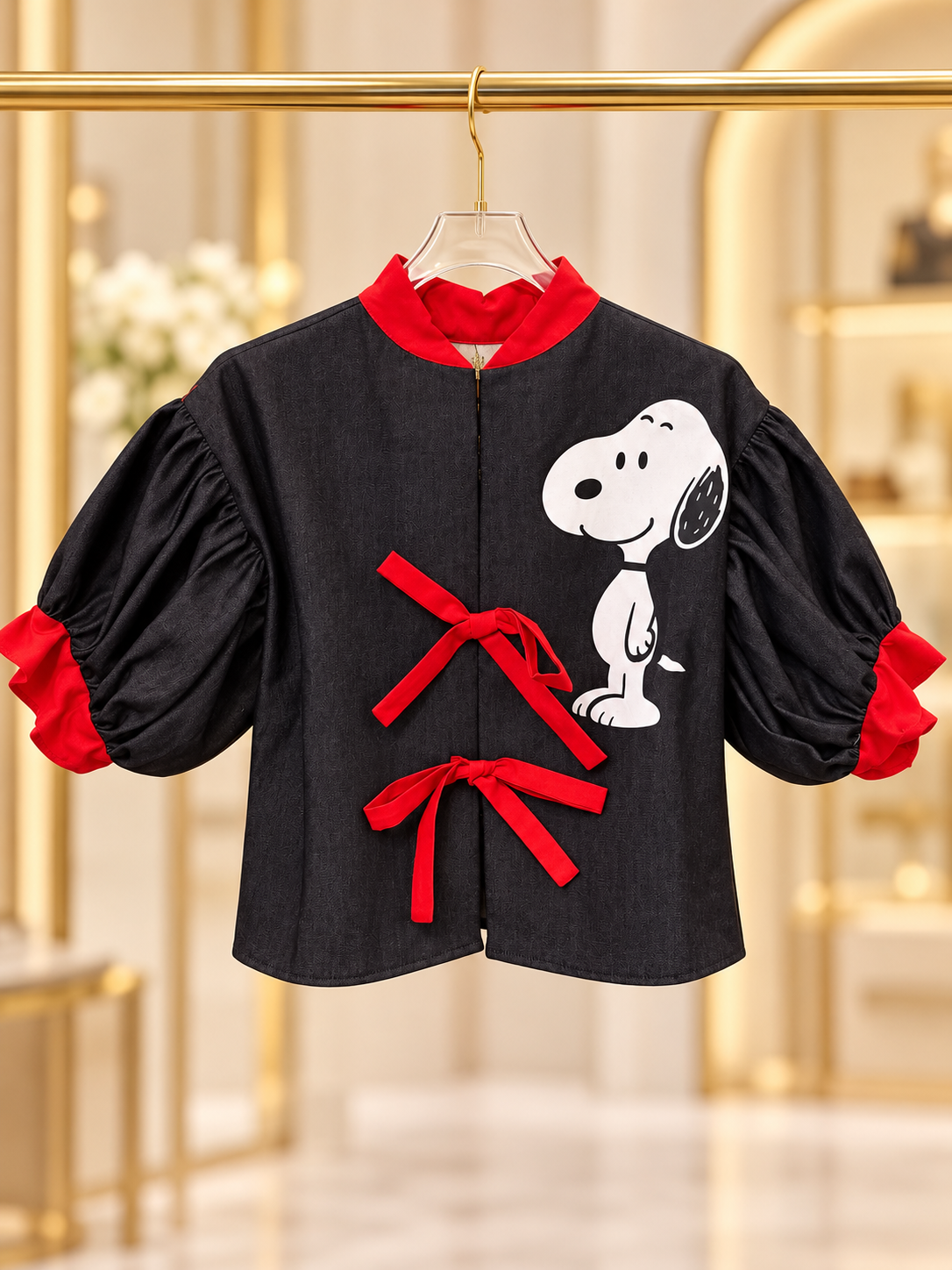 Blusa snoopy denim