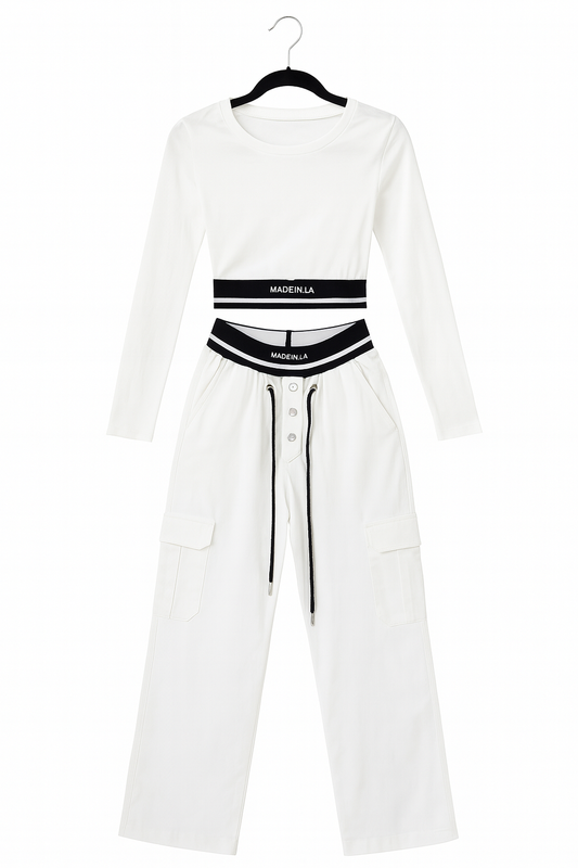 Set White Sporty Chic Made in LA