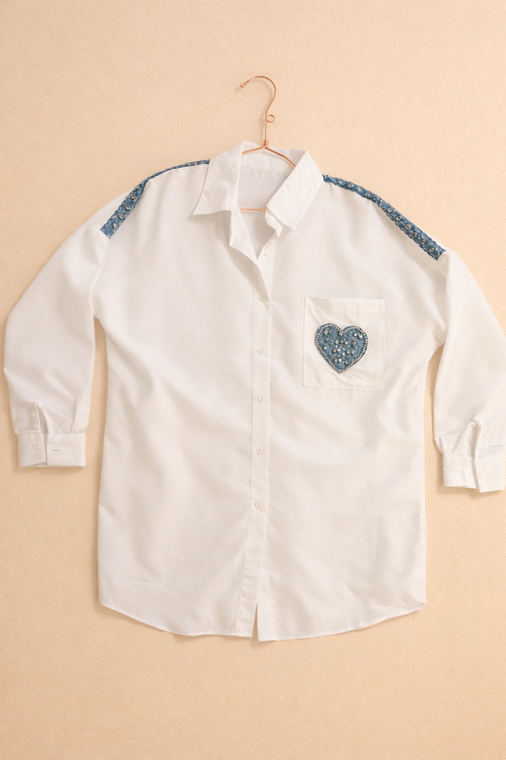 Denim Heart Shirt
