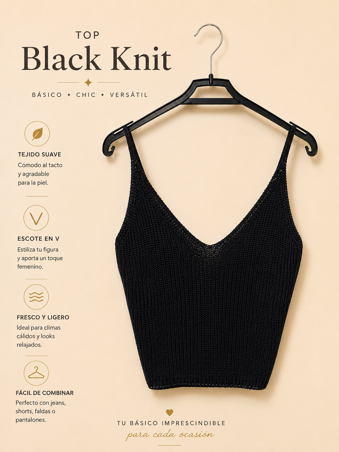 Knit chic top