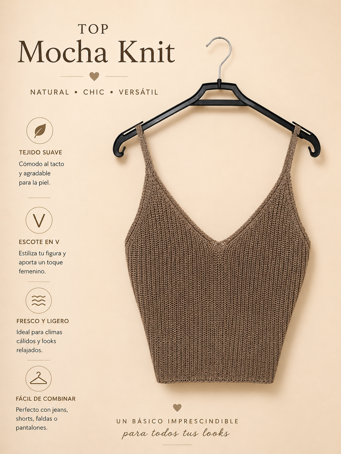 Knit chic top