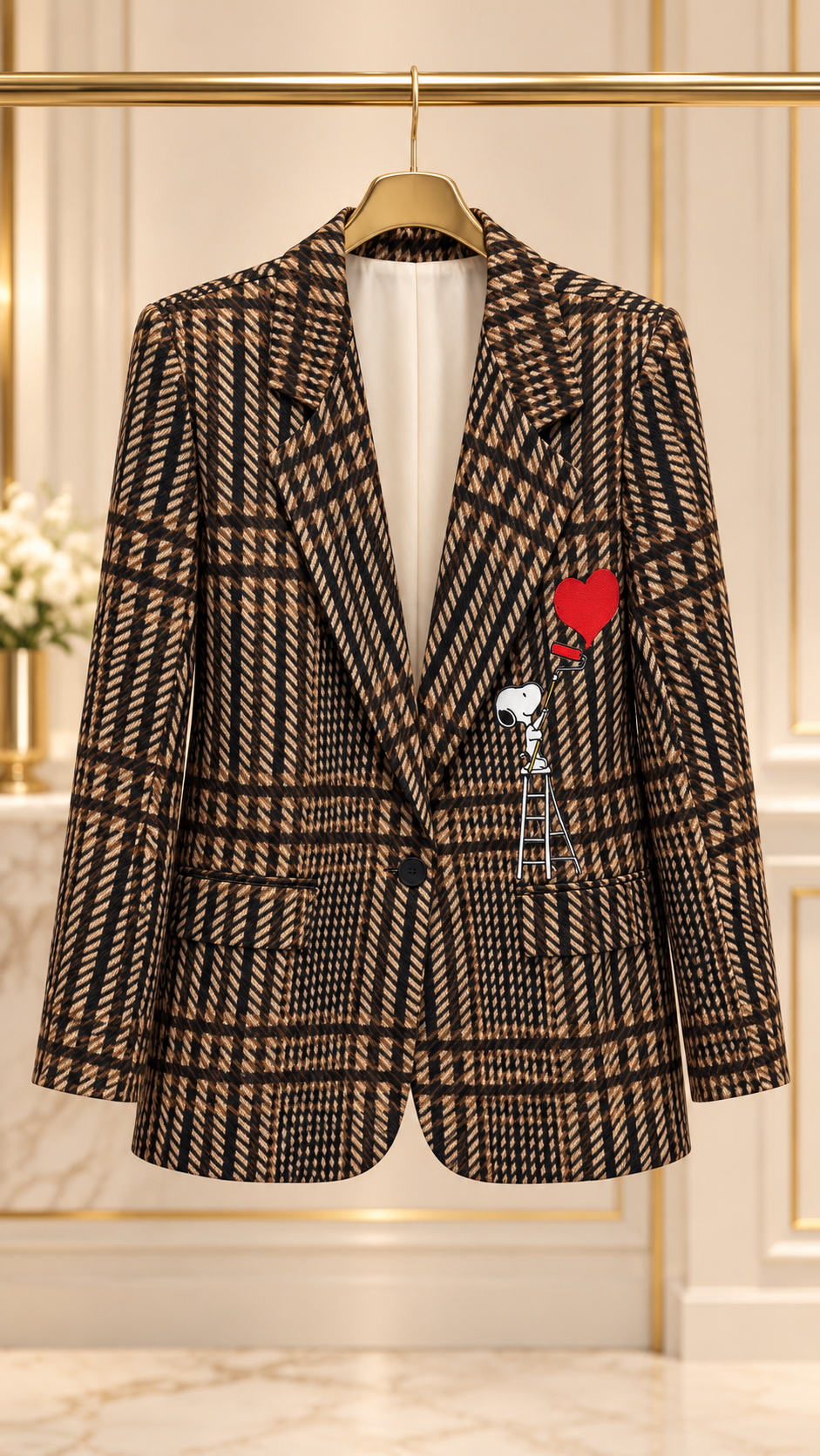 Blazer snoopy Cuadros