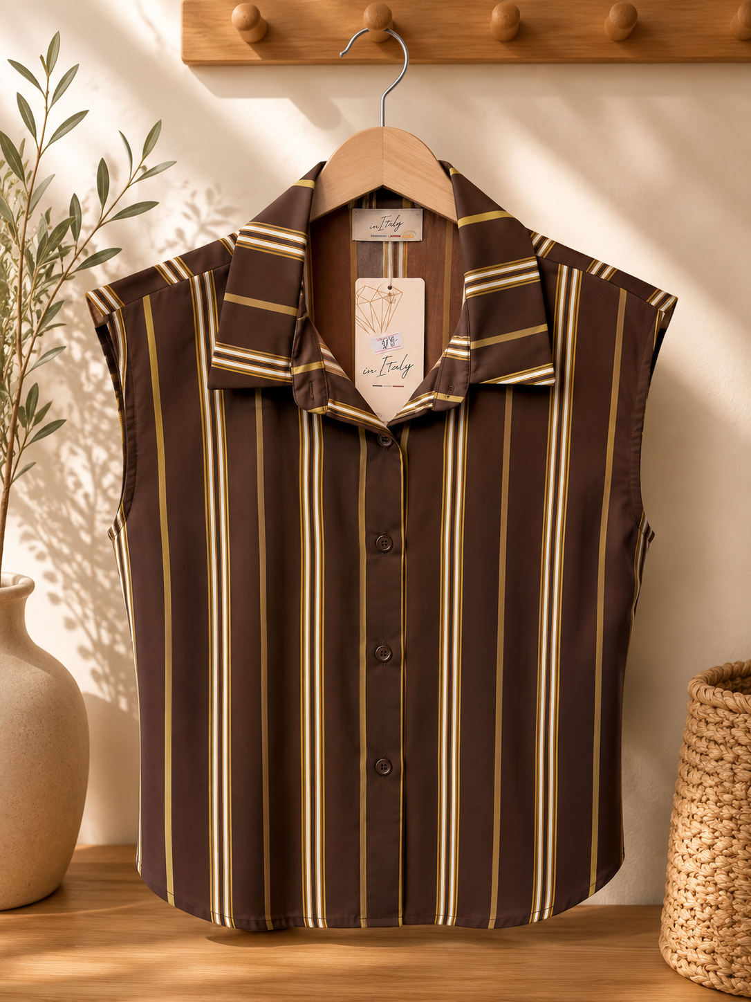 Blusa rayas chic