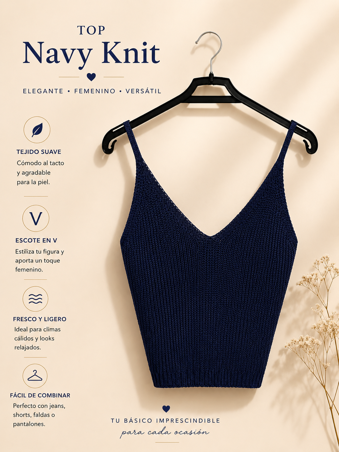 Knit chic top