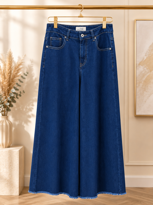 Jeans palazzo denim