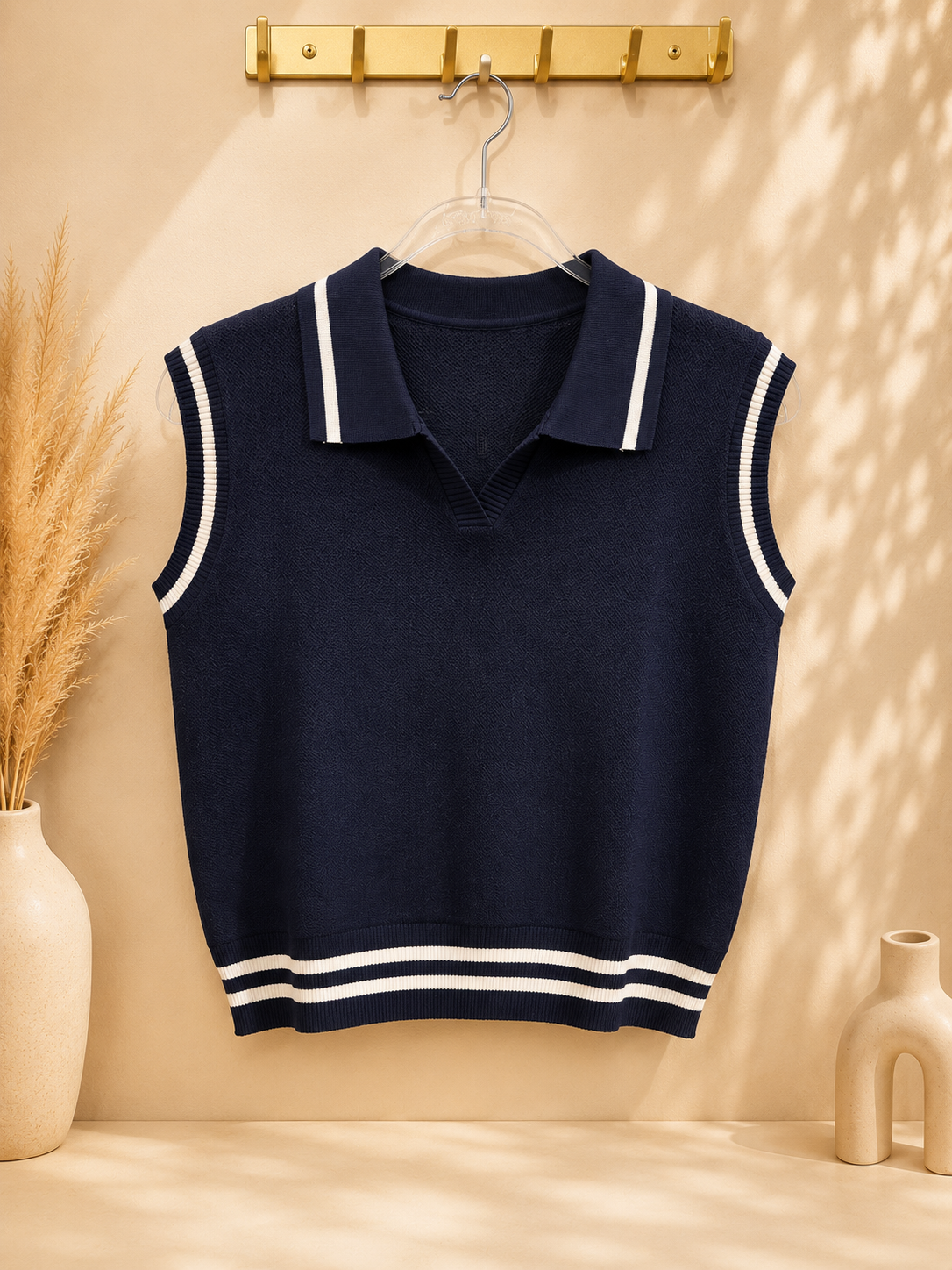 Chaleco Polo Knit