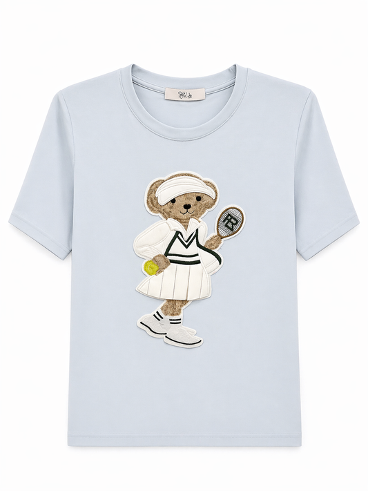 T-shirt Teddy Tennis chic