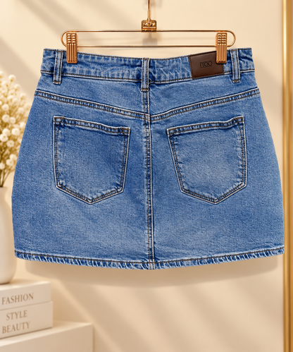 Falda Denim Asimétrica