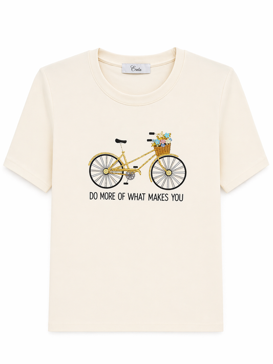 T-shirt Bicycle chic