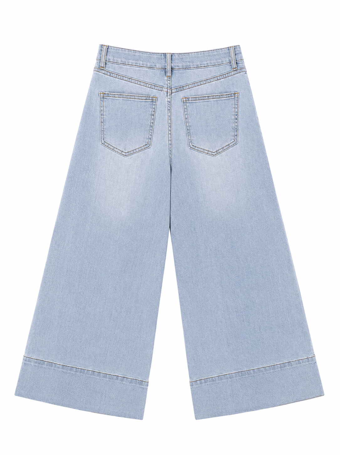 Bloom denim palazzo