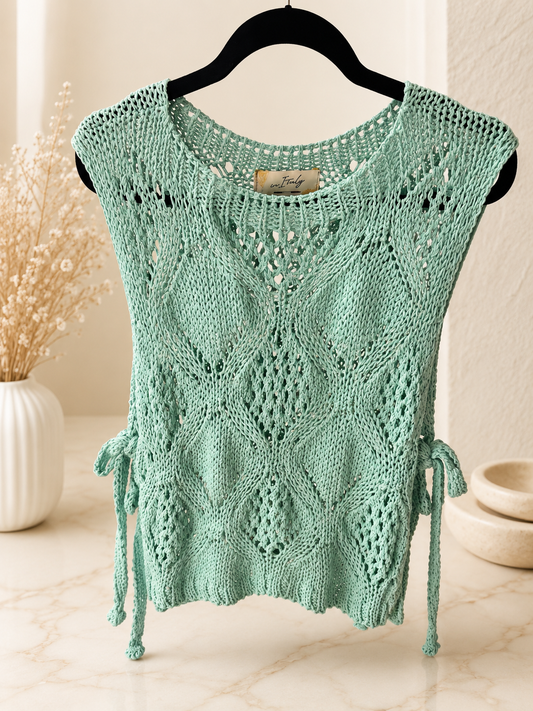 Top tejido Menta