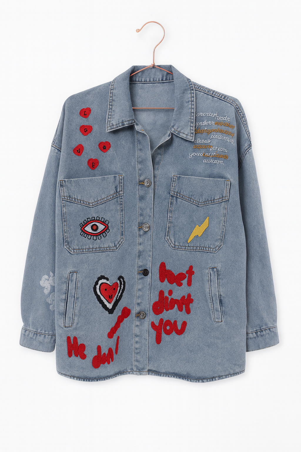 Denim overside Jacket