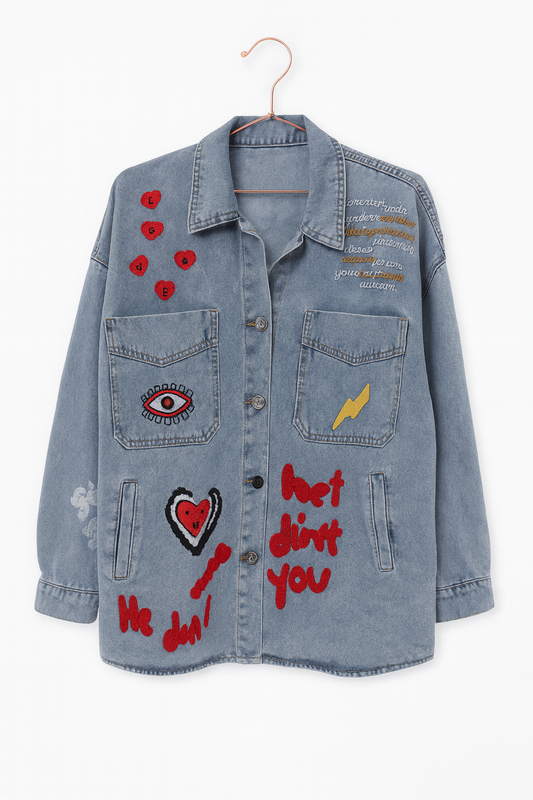 Denim overside Jacket