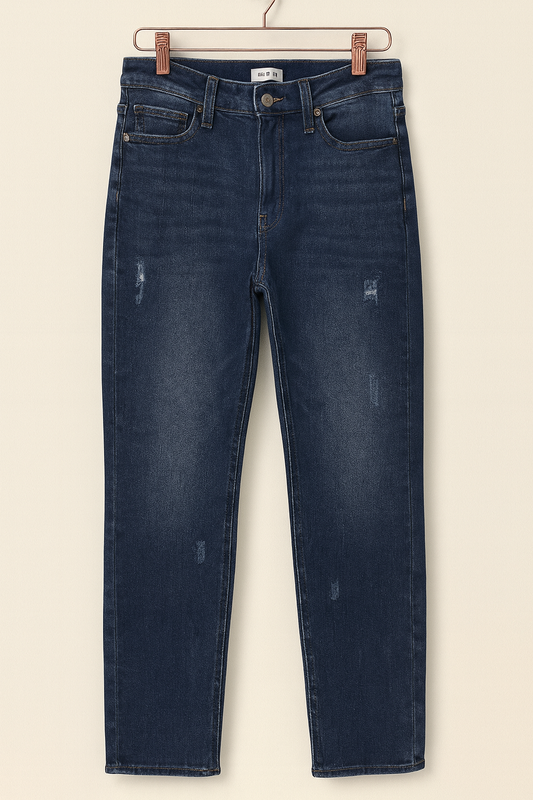Straight leg jeans
