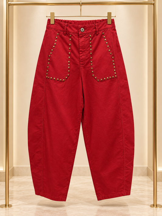 Pants barrel tachuelas