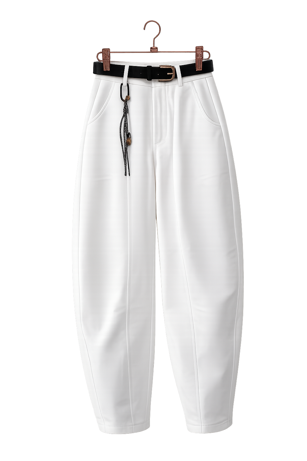 Pantalón barrel white chic