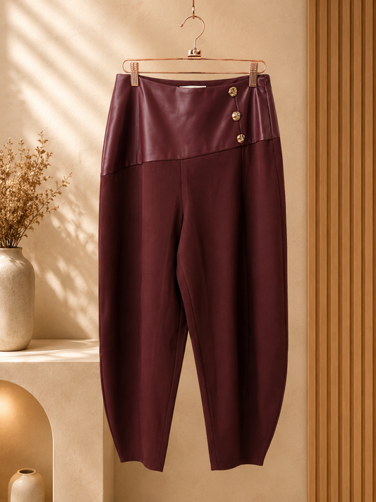 Luxe barrel pants