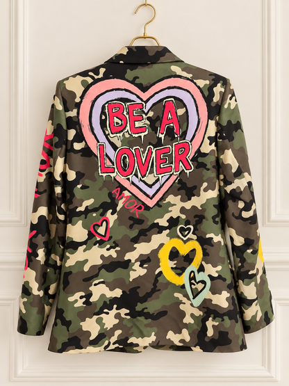 Blazer camuflaje Be a Lover