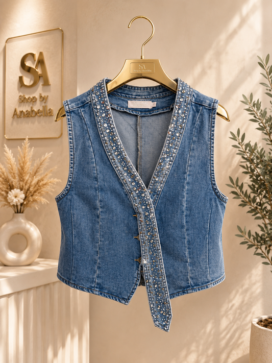 Chaleco Denim Glam