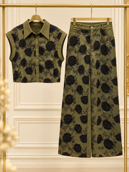 Set Olives Roses
