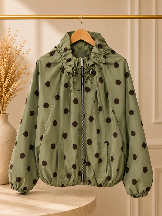 Chaqueta Polka Dots capucha