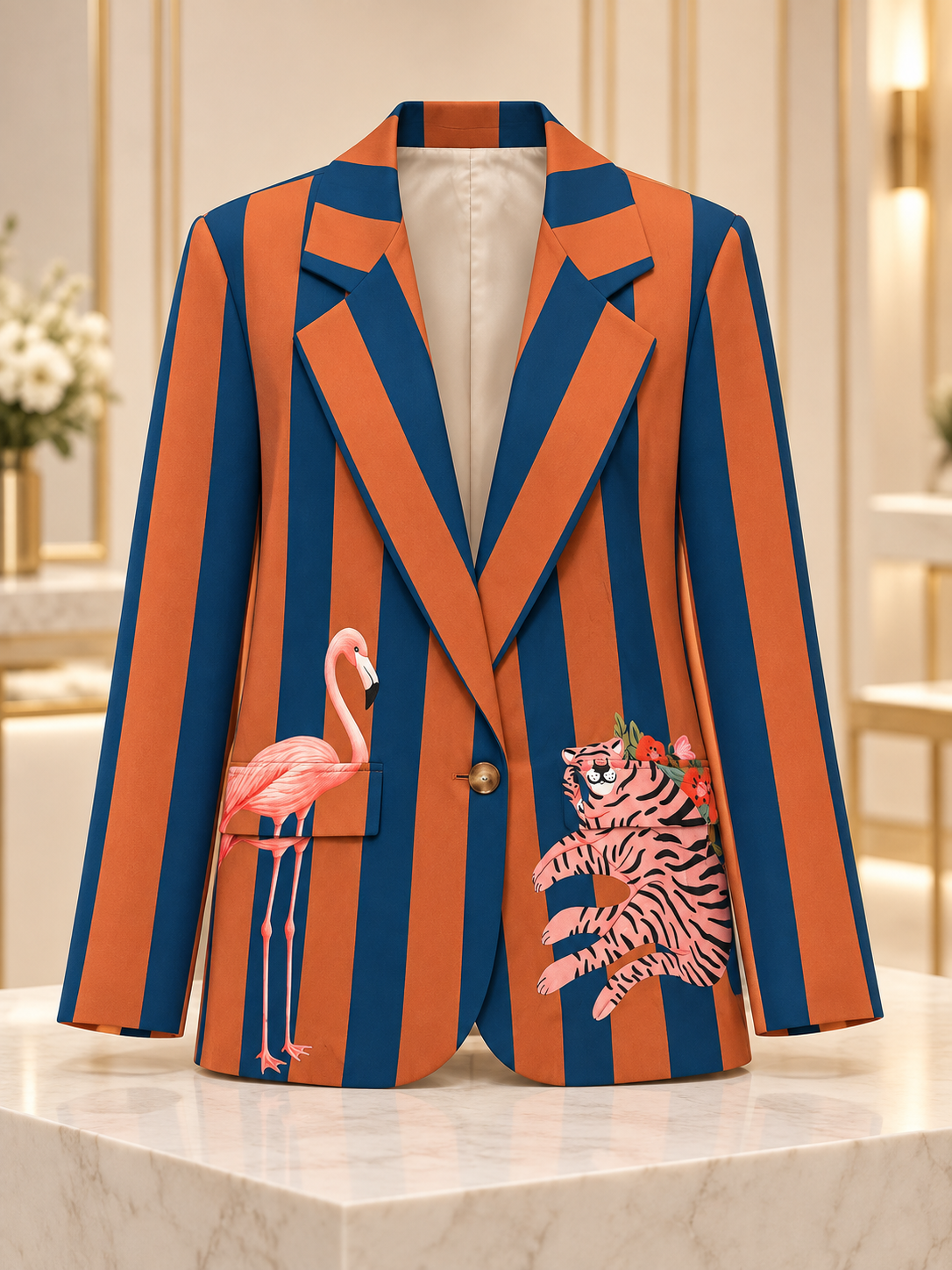 Blazer Safari Glam