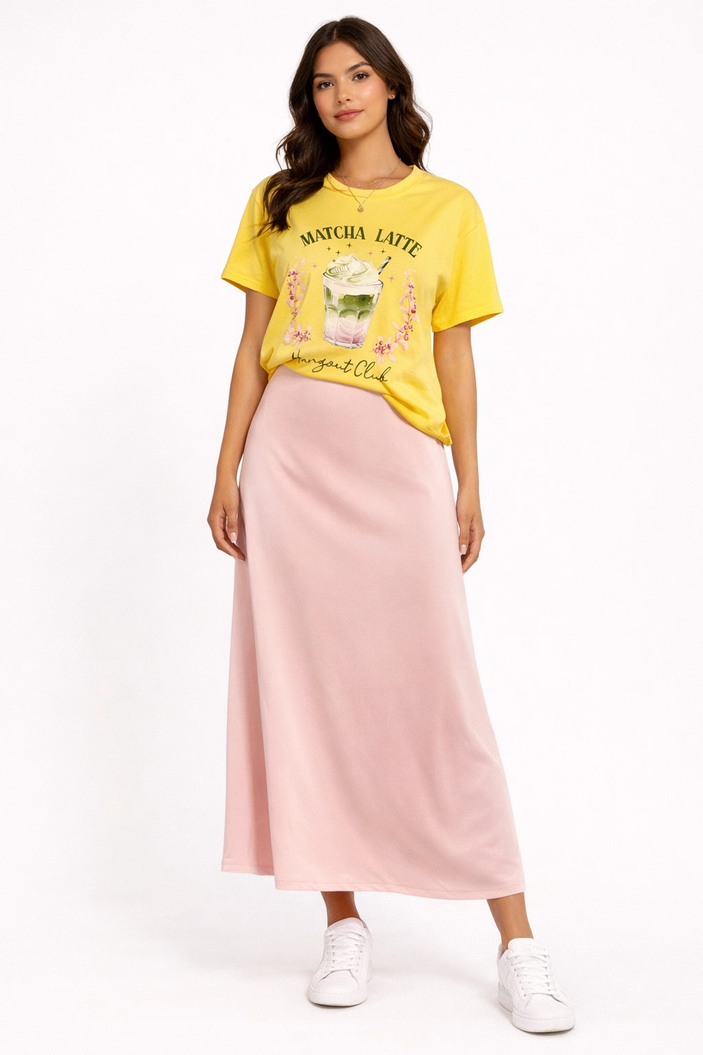 Falda seda Golden Glow