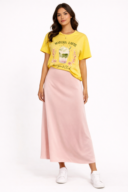 Falda seda Golden Glow